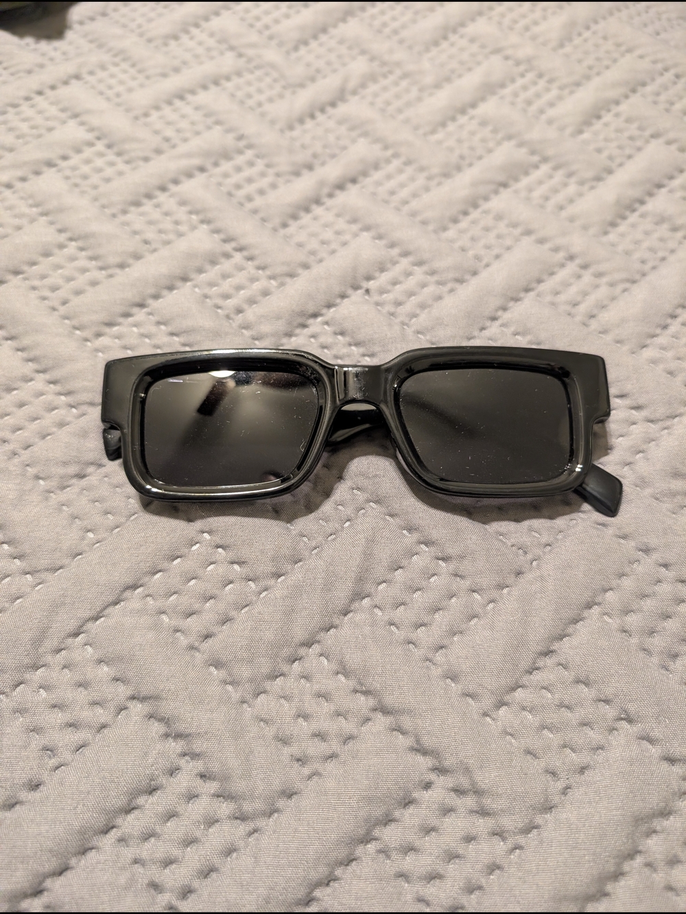 H&M Classic Rectangular Black Men’s Sunglasses